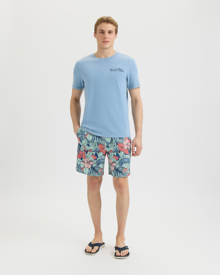Men's Sailfish Blossom Printed Volley Boardshorts