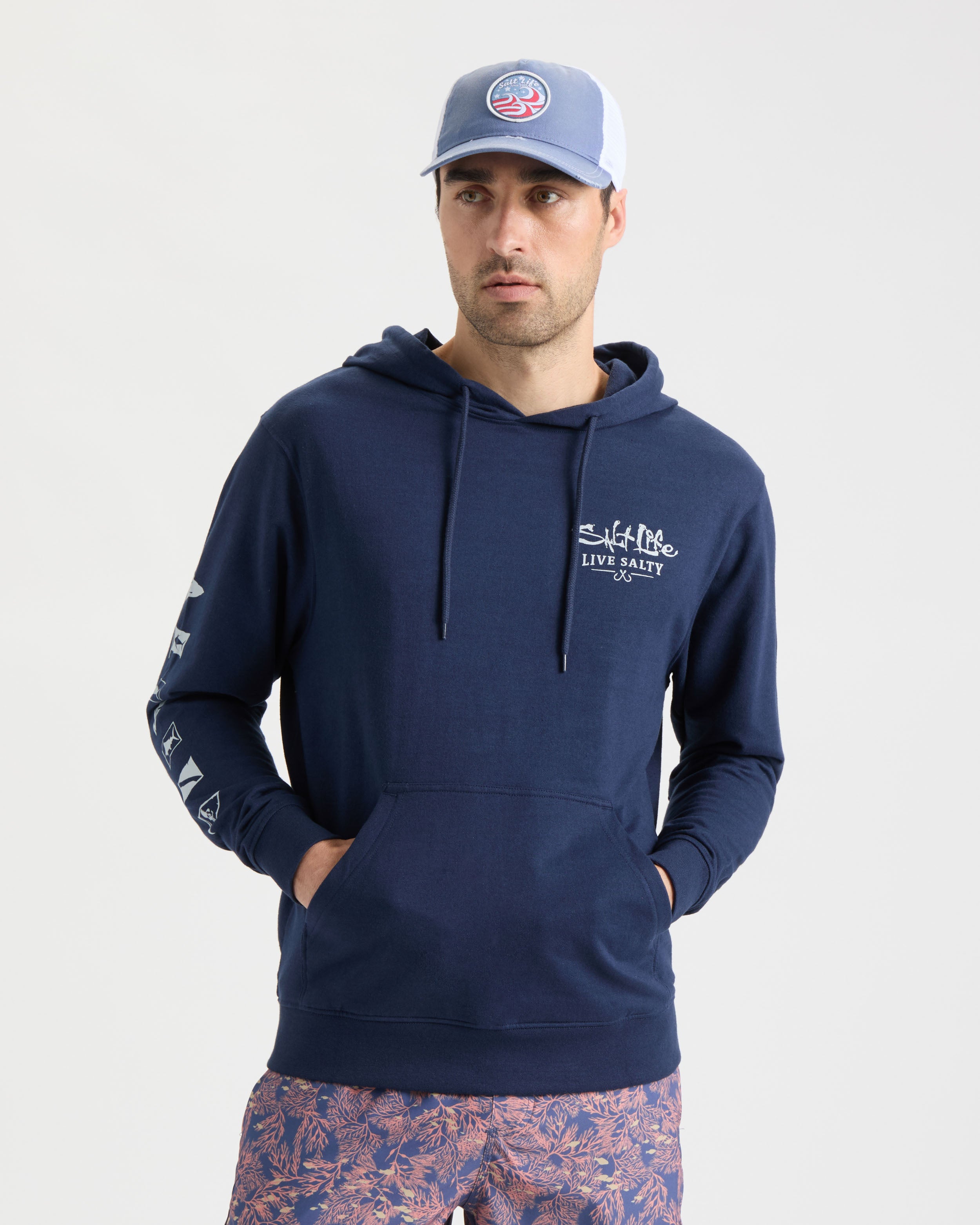 Men's Ocean Kin French Terry Pullover Hoodie