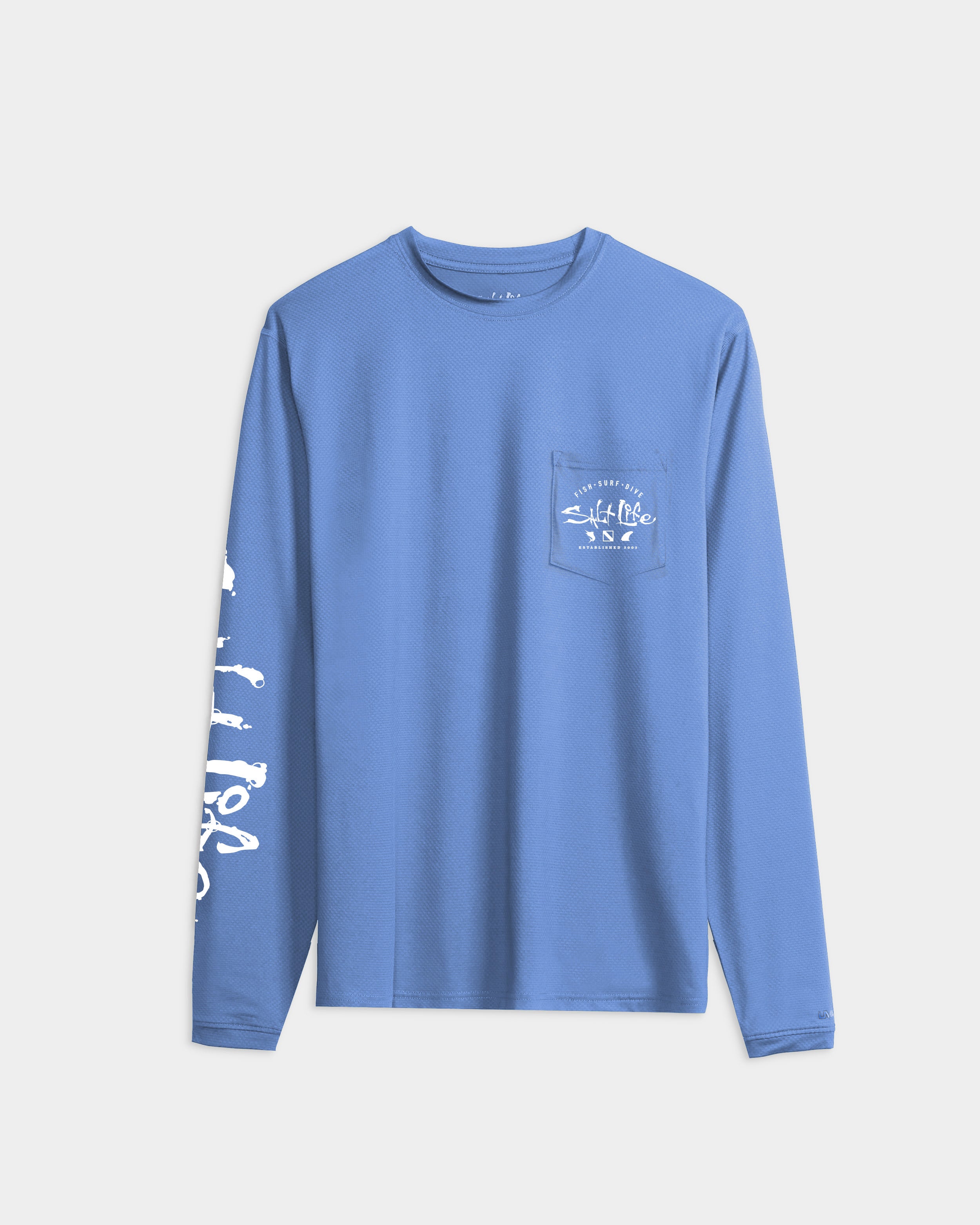 FREE WATERS × CAPTAINS HELM　TRIFECTA 27 Men's Watermans Trifecta SLX Performance Long Sleeve Shirt