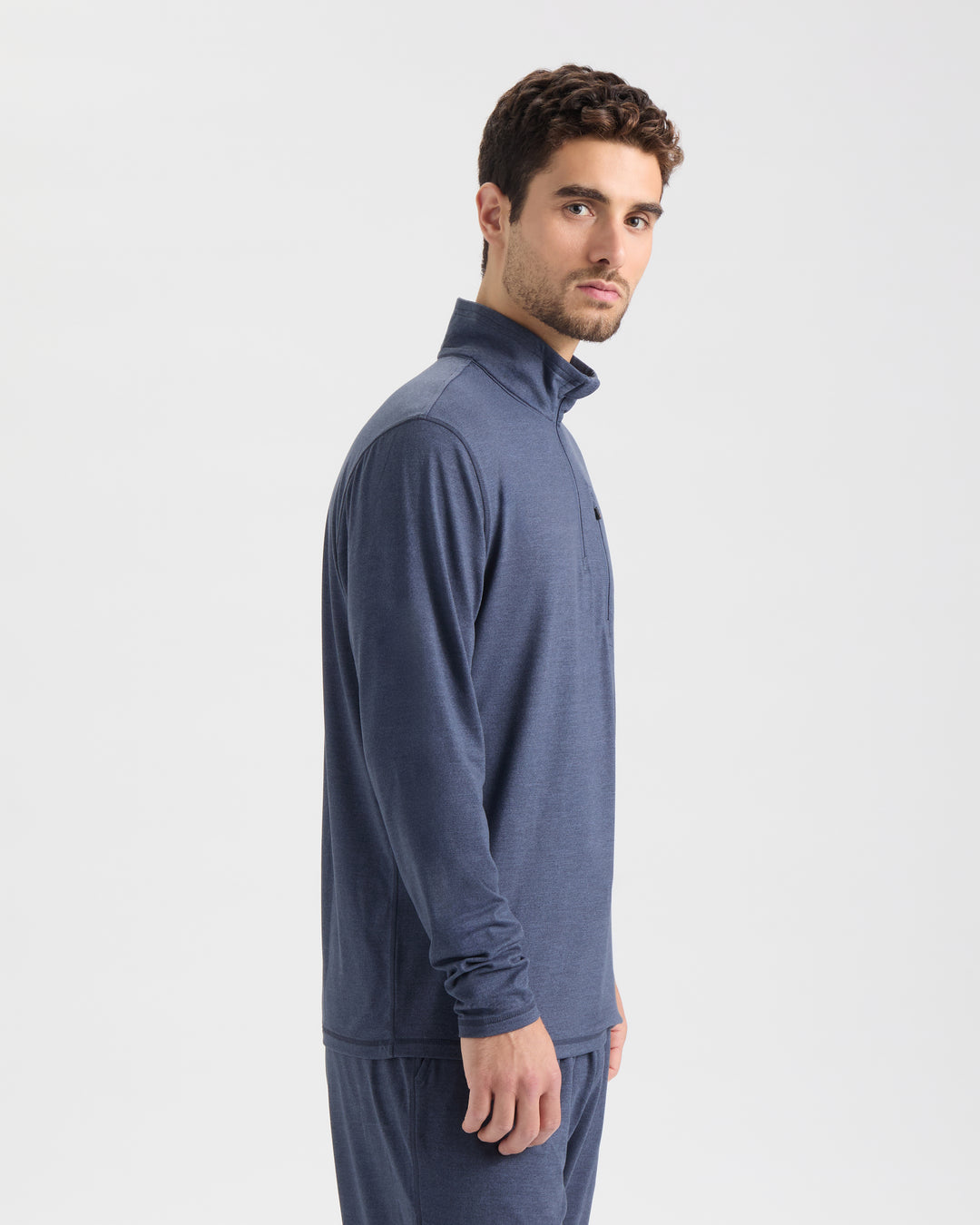 Men's Stamina Zip Mock Neck Performance Pullover