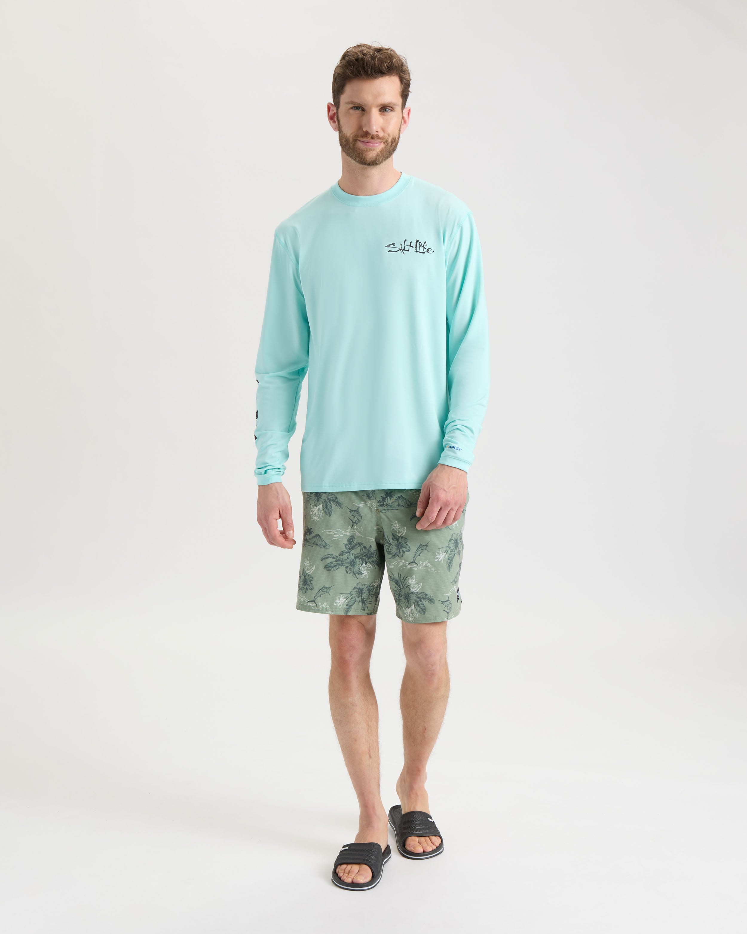 Natural Lag Tシャツ(XL) Vintage 90s Lugz Multi Action Sports Long Sleeve T Shirt