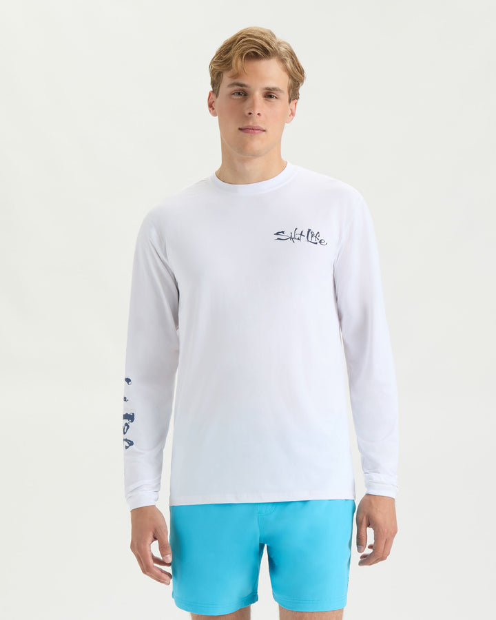Men's Sailfish N' Bones SLX Performance Long Sleeve Shirt