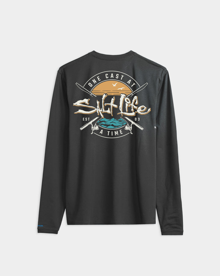 One Cast At a Time Long Sleeve SLX Performance Shirt