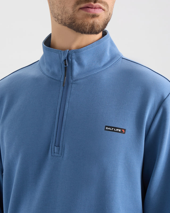 Men’s Dorsal Performance Scuba Mock Neck Pullover