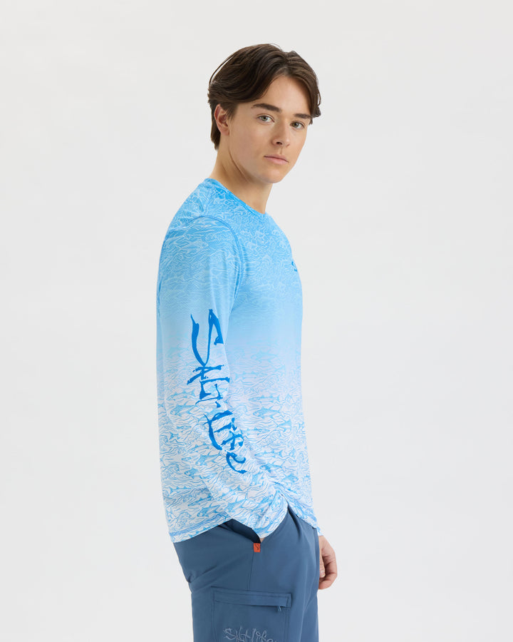 Men’s Current and Catch Fade 2.0 Perforated SLX Performance Tee