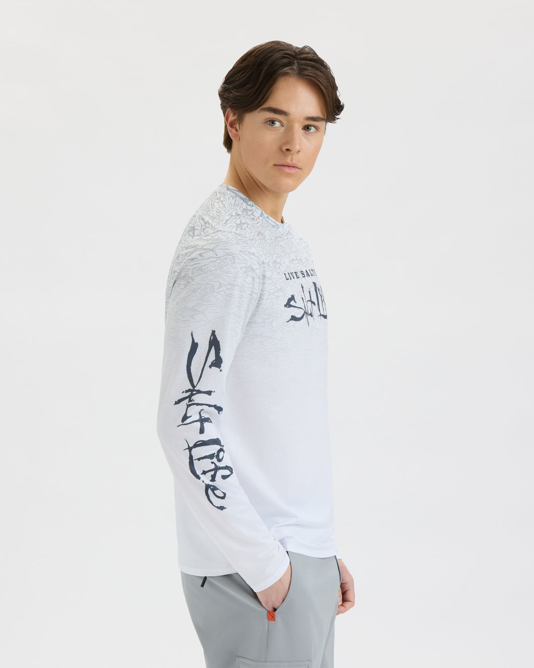Men’s Current and Catch Fade Perforated SLX Performance Tee