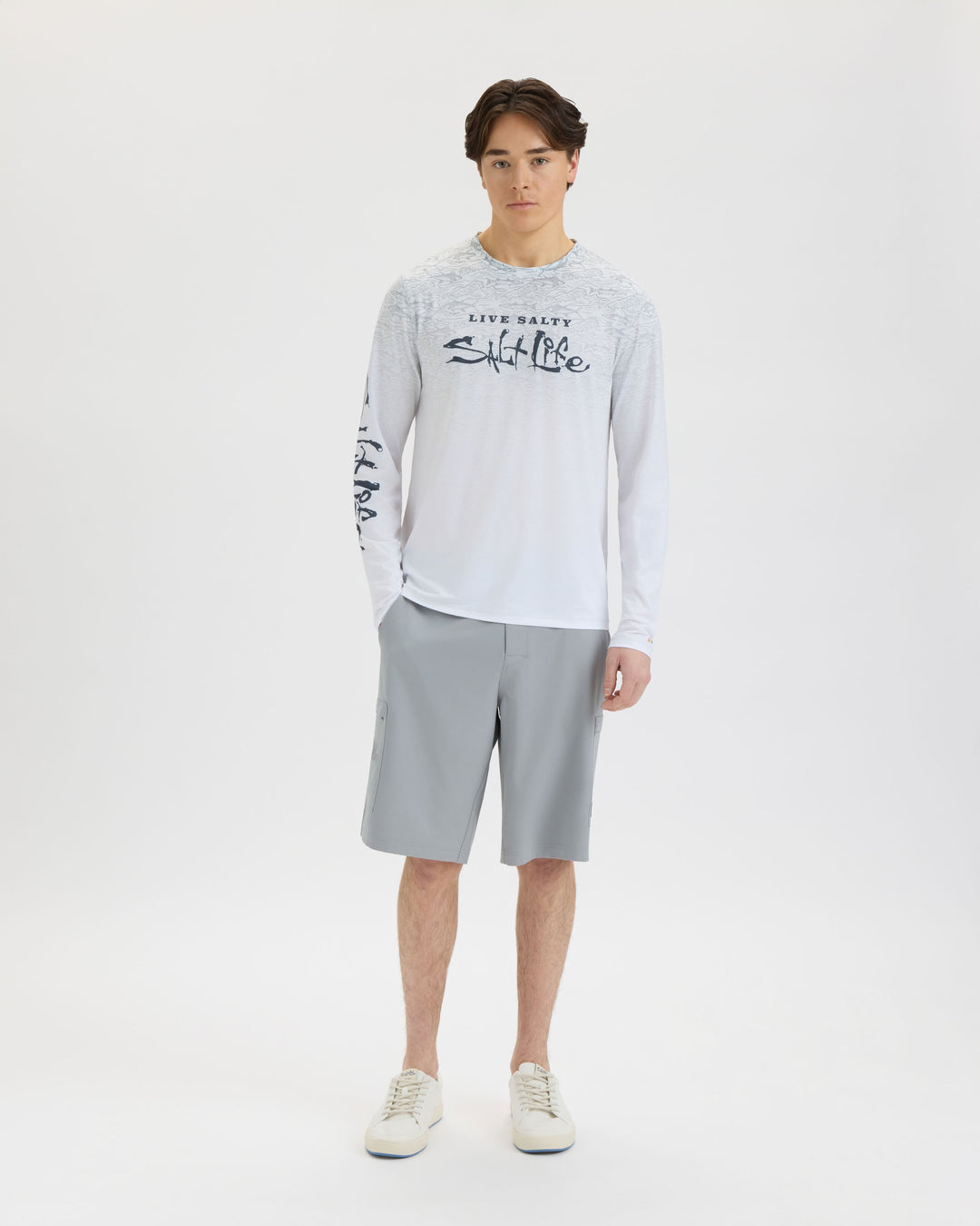 Men’s Current and Catch Fade Perforated SLX Performance Tee