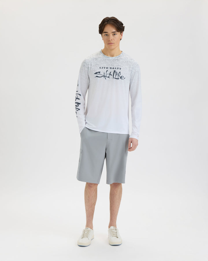 Men’s Current and Catch Fade Perforated SLX Performance Tee