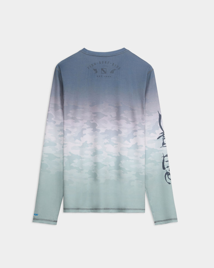 Men’s Fish Net Fade Perforated SLX Performance Tee