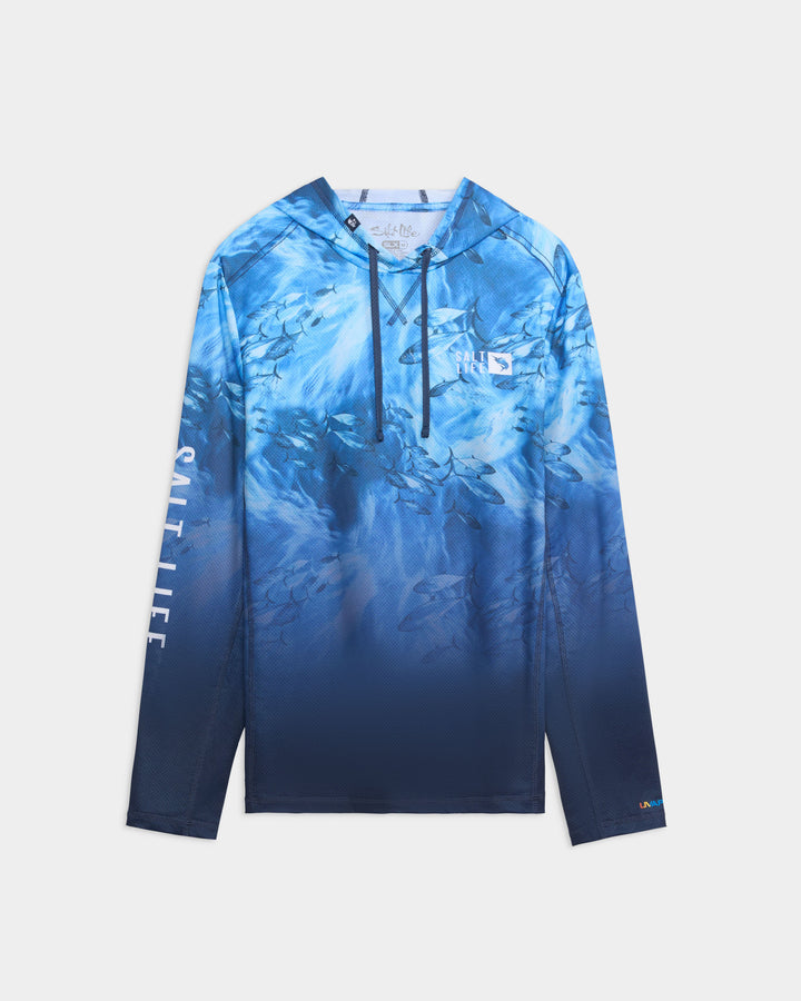 Men’s Tuna Tactics Fade Perforated SLX Performance Hoodie