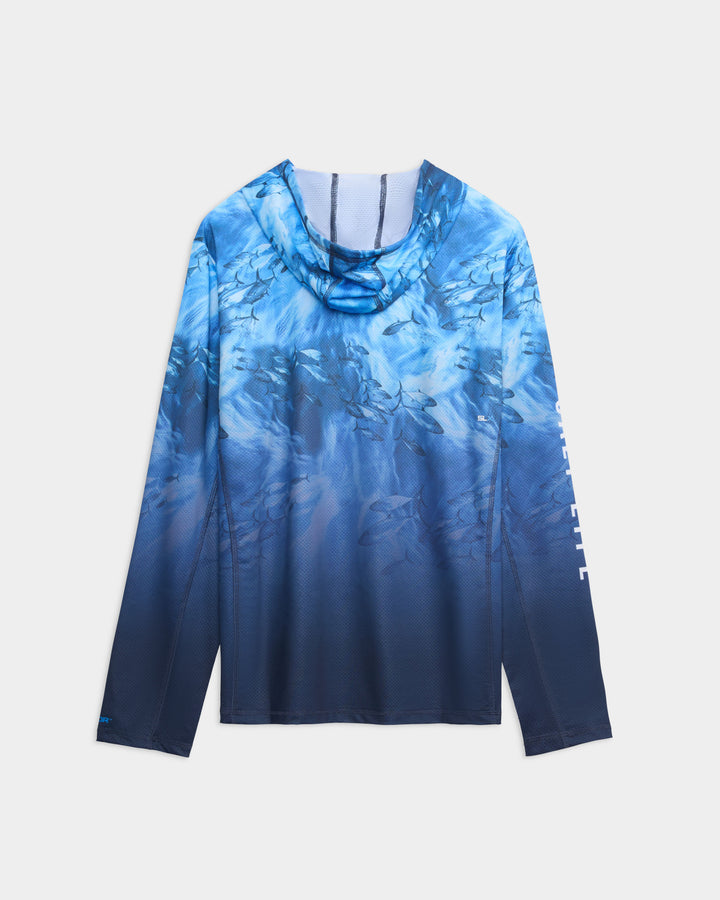 Men’s Tuna Tactics Fade Perforated SLX Performance Hoodie