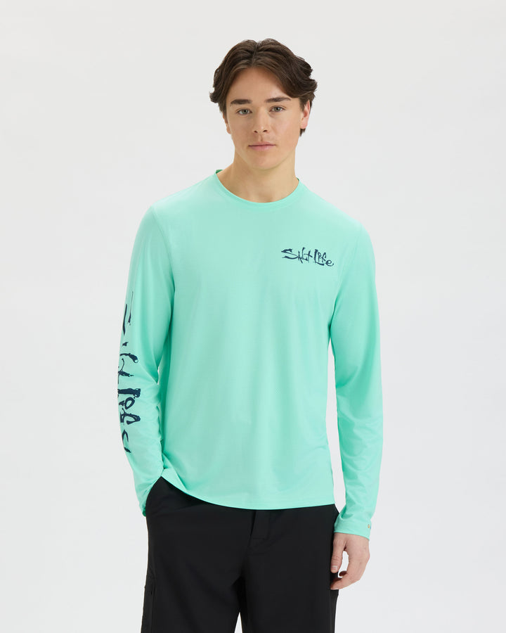 Men’s Salt Water Perforated SLX Performance Tee