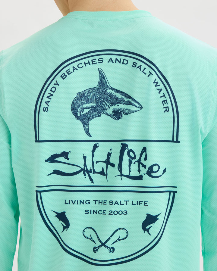 Men’s Salt Water Perforated SLX Performance Tee