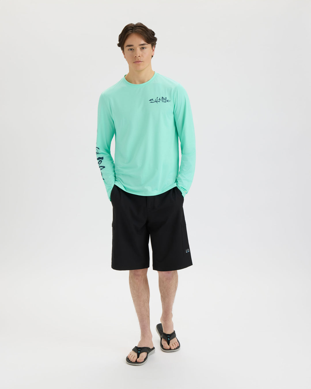 Men’s Salt Water Perforated SLX Performance Tee