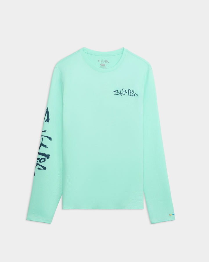 Men’s Salt Water Perforated SLX Performance Tee