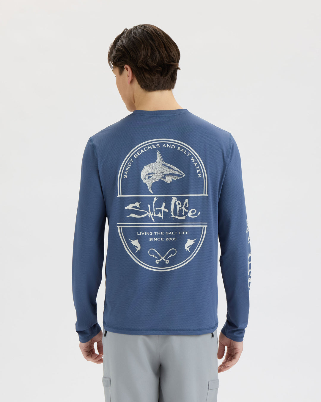 Men’s Salt Water Perforated SLX Performance Tee
