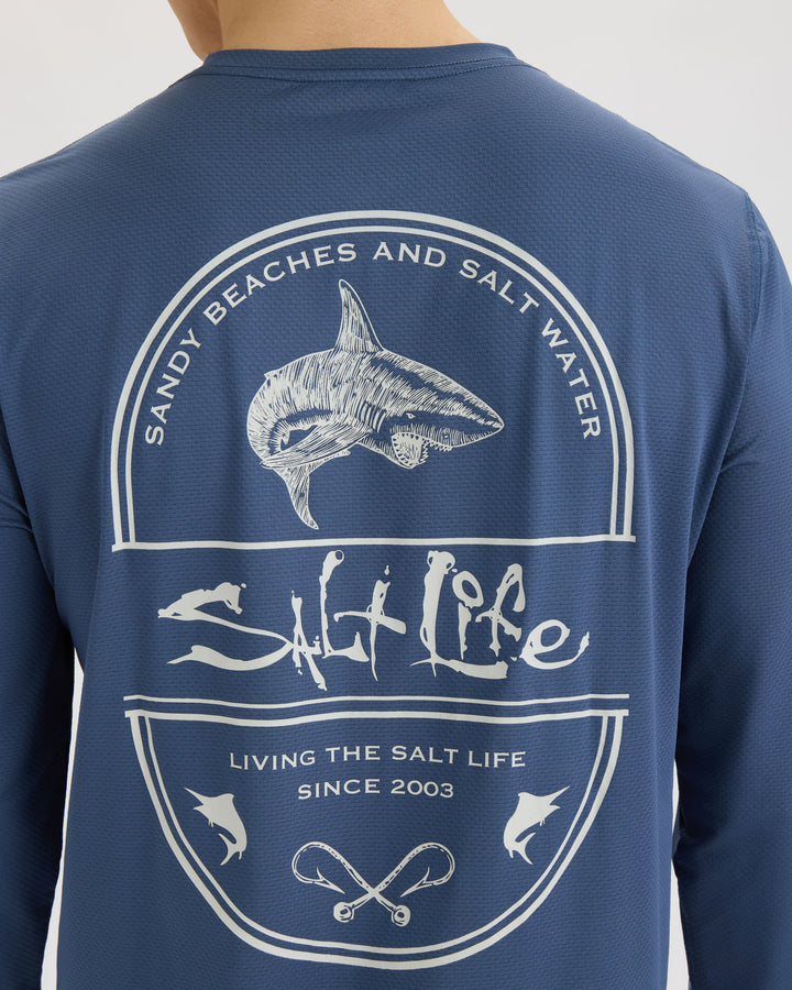 Men’s Salt Water Perforated SLX Performance Tee