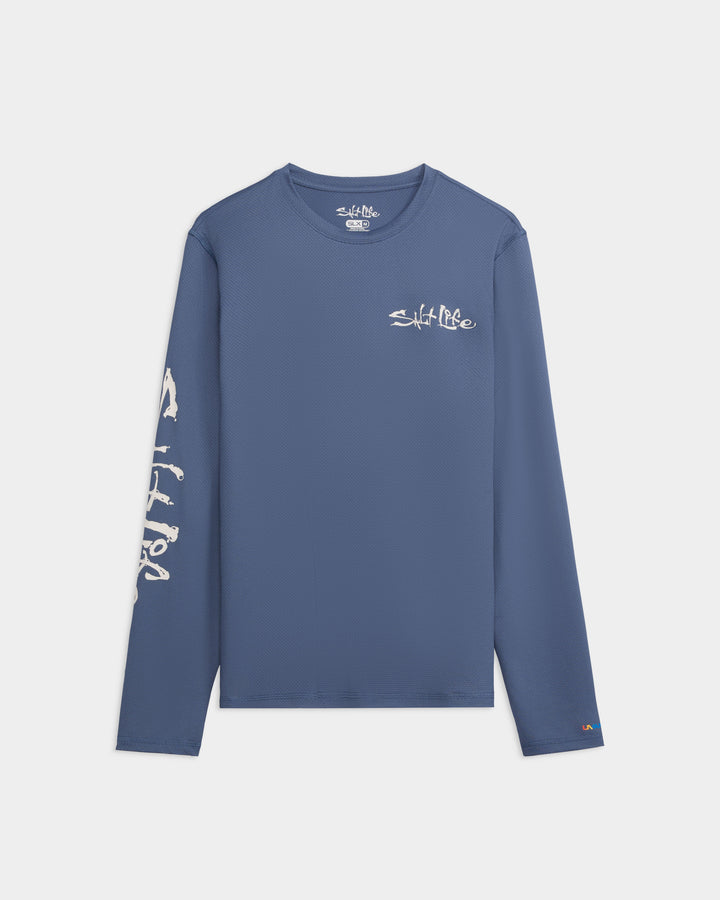 Men’s Salt Water Perforated SLX Performance Tee