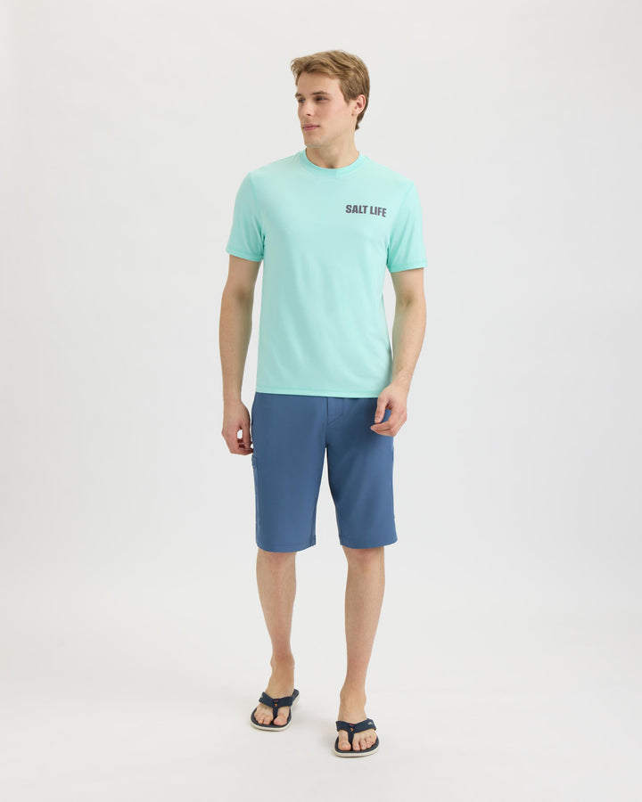 Men’s Tribal Salt Badge SLX Performance Short Sleeve Tee