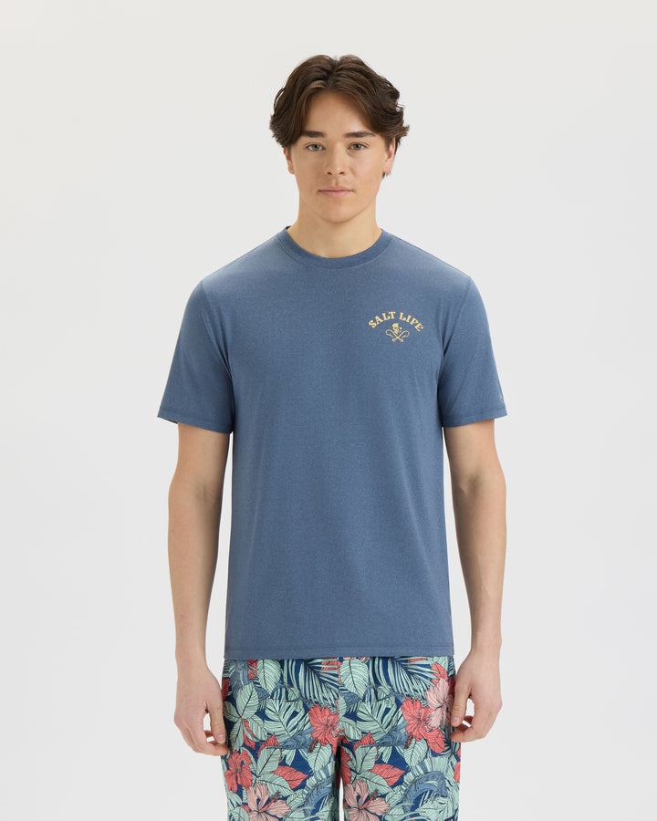Men’s Bone Fish Crest SLX Performance Short Sleeve Tee