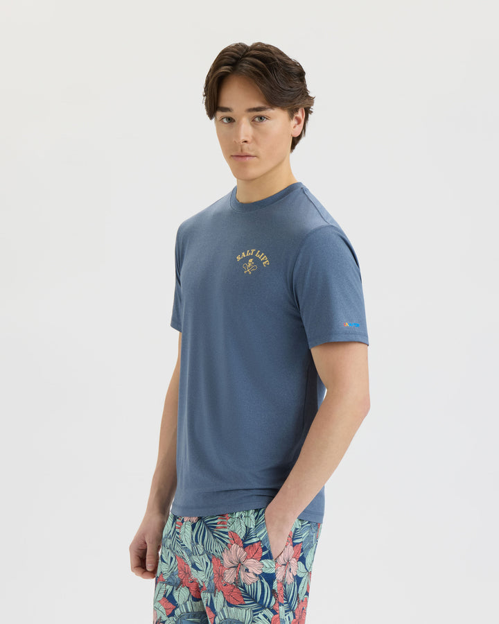 Men’s Bone Fish Crest SLX Performance Short Sleeve Tee