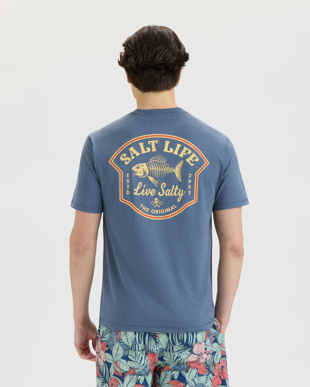 Men’s Bone Fish Crest SLX Performance Short Sleeve Tee