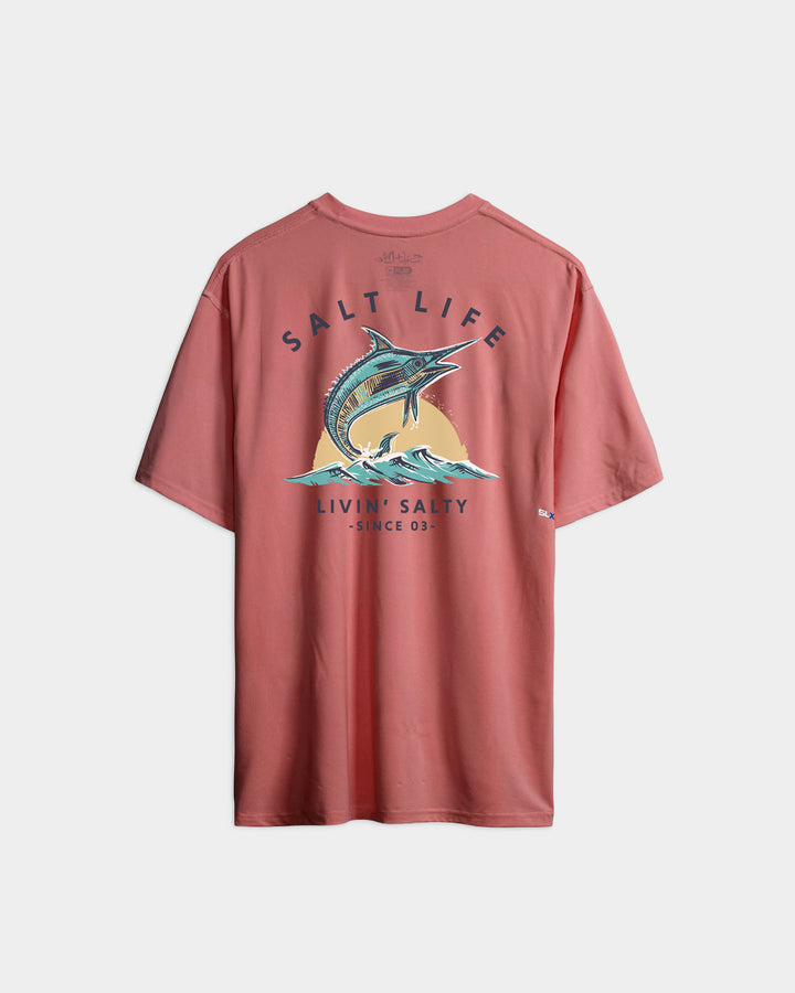 Men’s Livin Salty SLX Performance Short Sleeve Tee