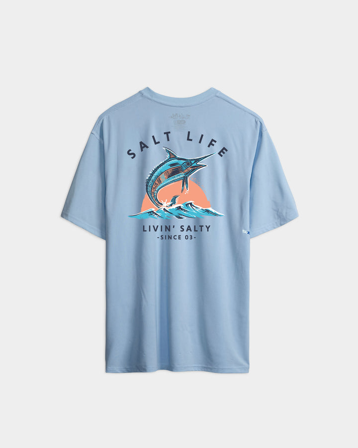 Men’s Livin Salty SLX Performance Short Sleeve Tee