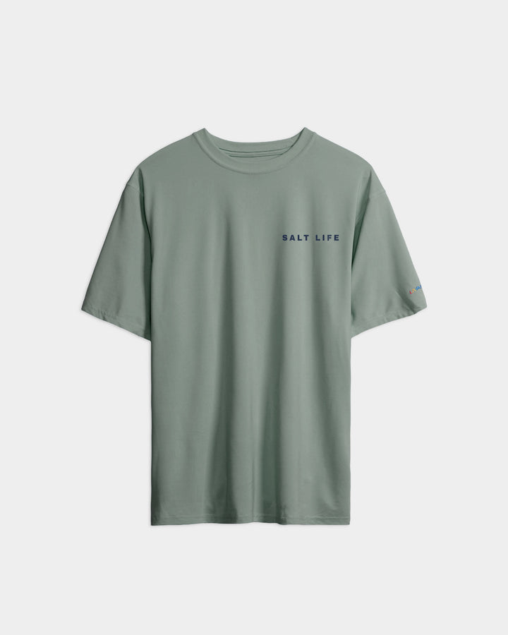 Men’s Livin Salty SLX Performance Short Sleeve Tee