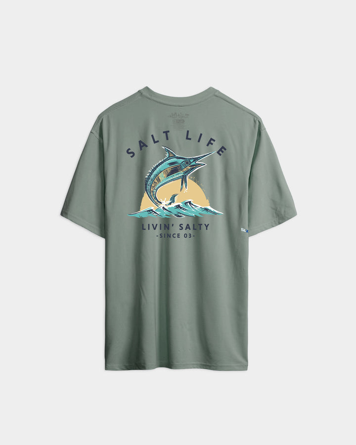 Men’s Livin Salty SLX Performance Short Sleeve Tee