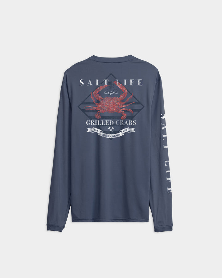 Men’s Crab Hammer SLX Performance Long Sleeve Tee
