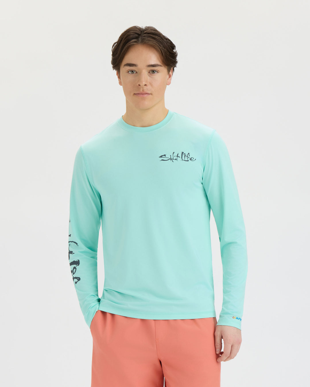 Men’s Liquid Depth Badge Long Sleeve SLX Performance Tee