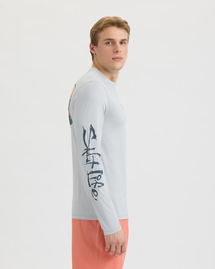 Men’s Liquid Depth Badge Long Sleeve SLX Performance Tee