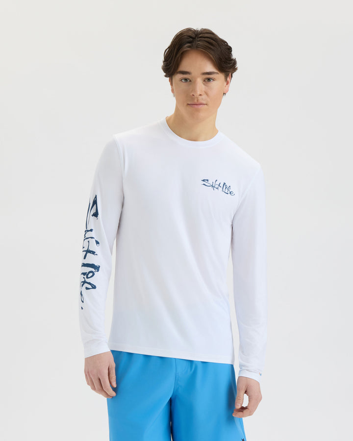Men’s Americana Tuna SLX Performance  Long Sleeve Tee
