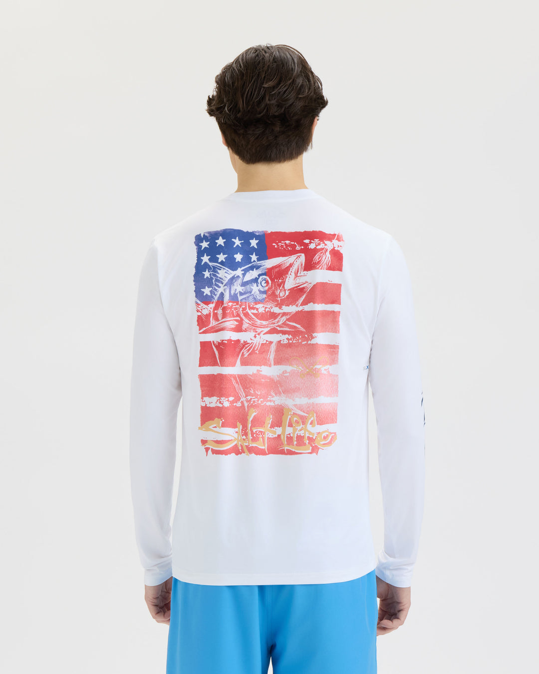 Men’s Americana Tuna SLX Performance  Long Sleeve Tee