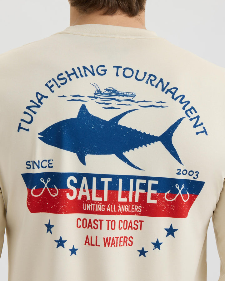 Men’s Tuna Tournament Long Sleeve SLX Performance Tee