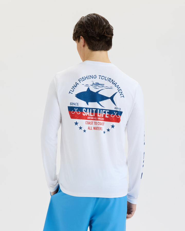 Men’s Tuna Tournament Long Sleeve SLX Performance Tee