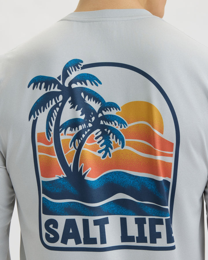 Men’s Salt Life Sunset Long Sleeve SLX Performance Tee