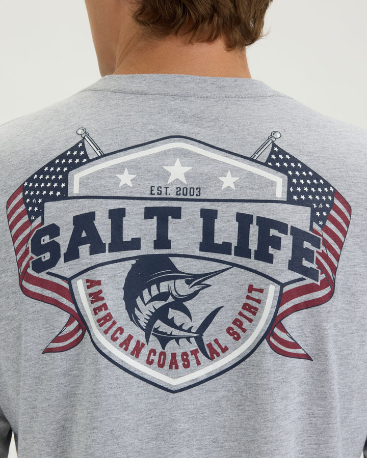 Men’s Trophy Shield Long Sleeve Tee