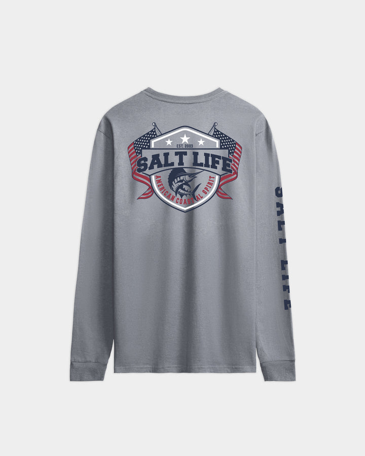 Men’s Trophy Shield Long Sleeve Tee