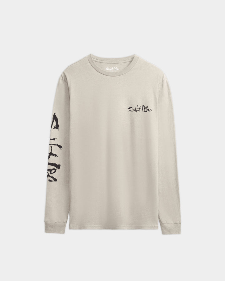 Men’s Reel Western Crab Long Sleeve Tee