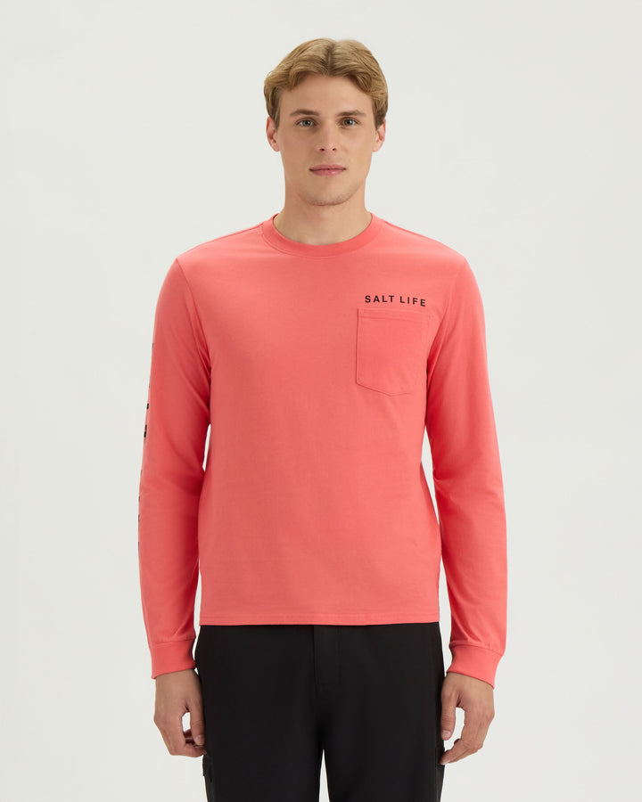 Men’s Legacy Camo Badge Long Sleeve Tee