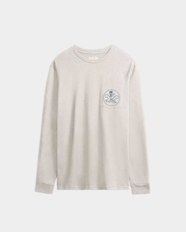 Men’s Skull and Hooks Long Sleeve Tee