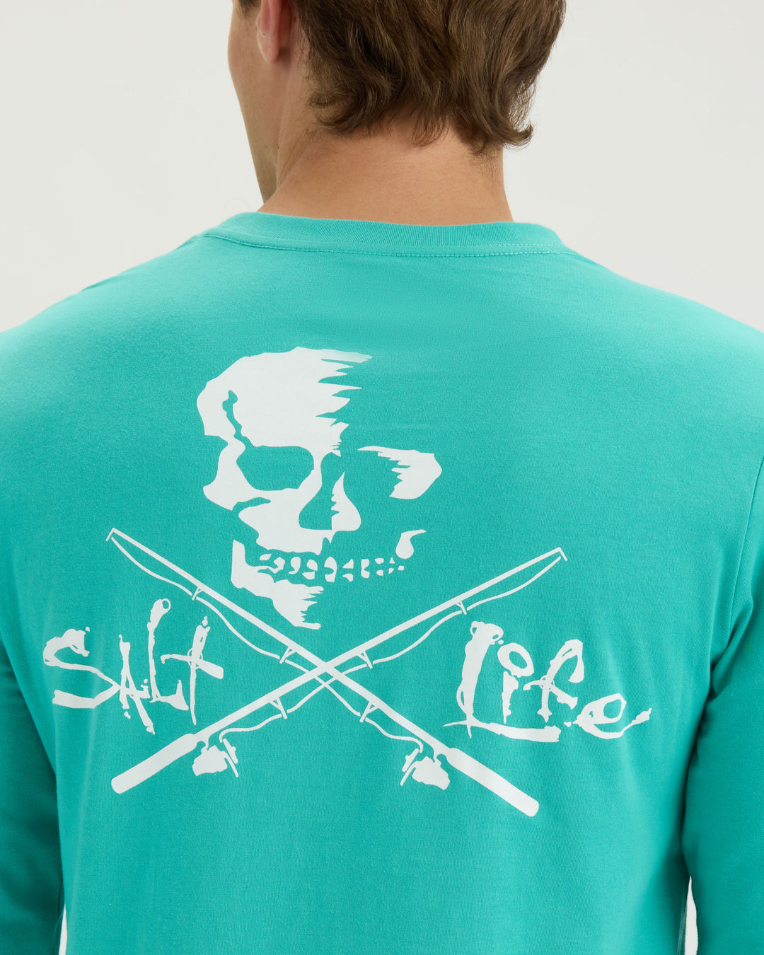 Men’s Skull and Poles Long Sleeve Tee