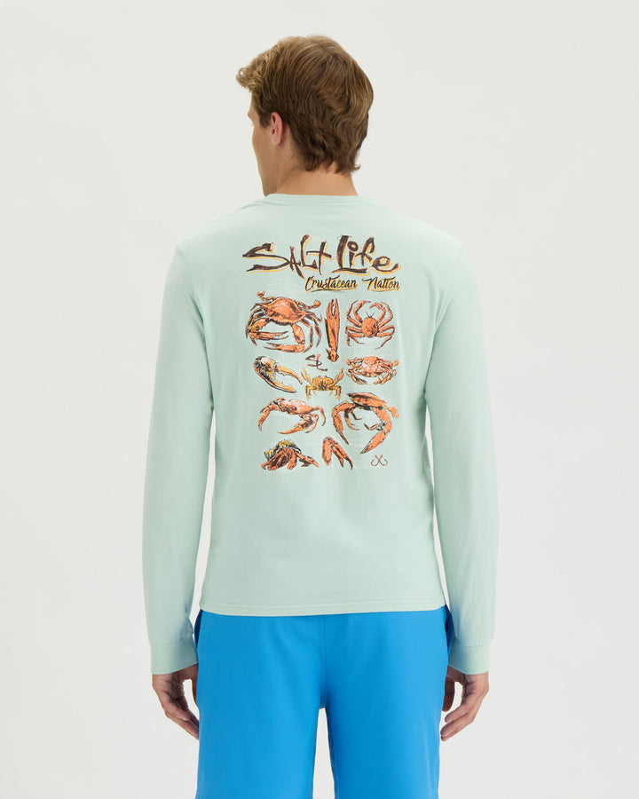 Men’s Crustacean Nation Long Sleeve Tee