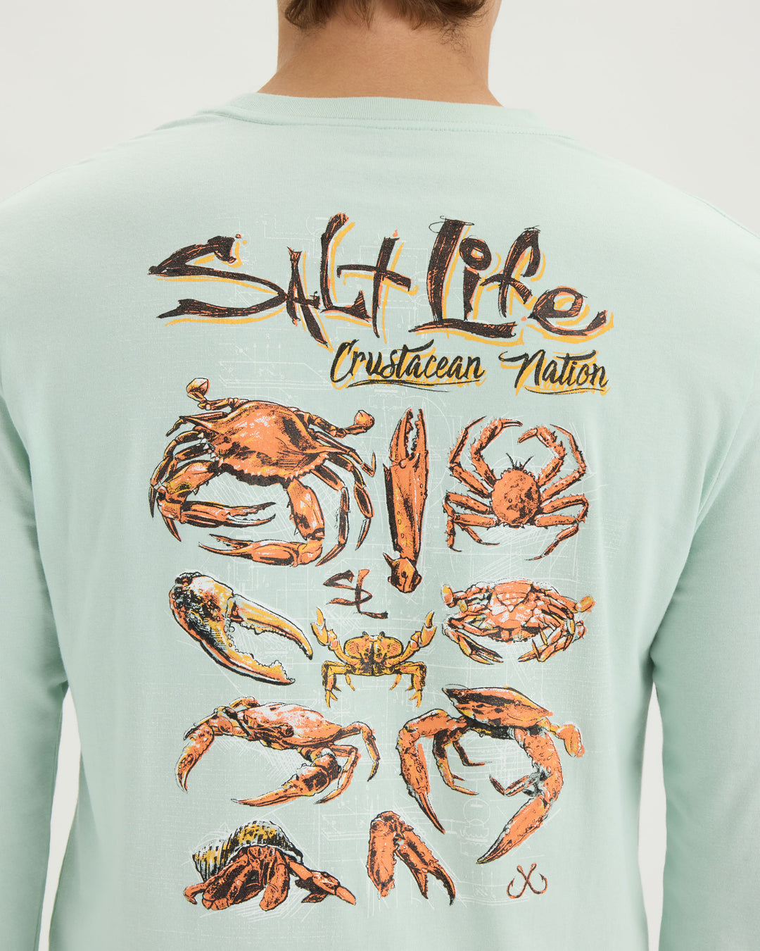 Men’s Crustacean Nation Long Sleeve Tee