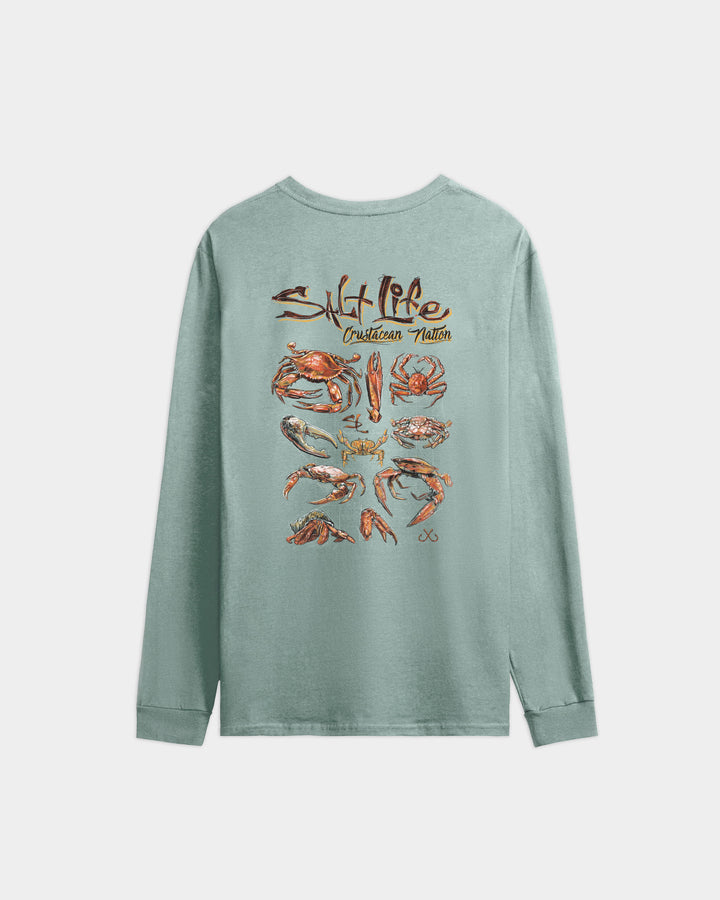 Men’s Crustacean Nation Long Sleeve Tee