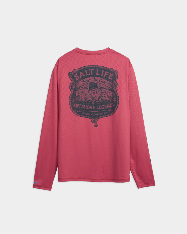Men's Offshore Legends LS SLX Perforated Mesh Tee