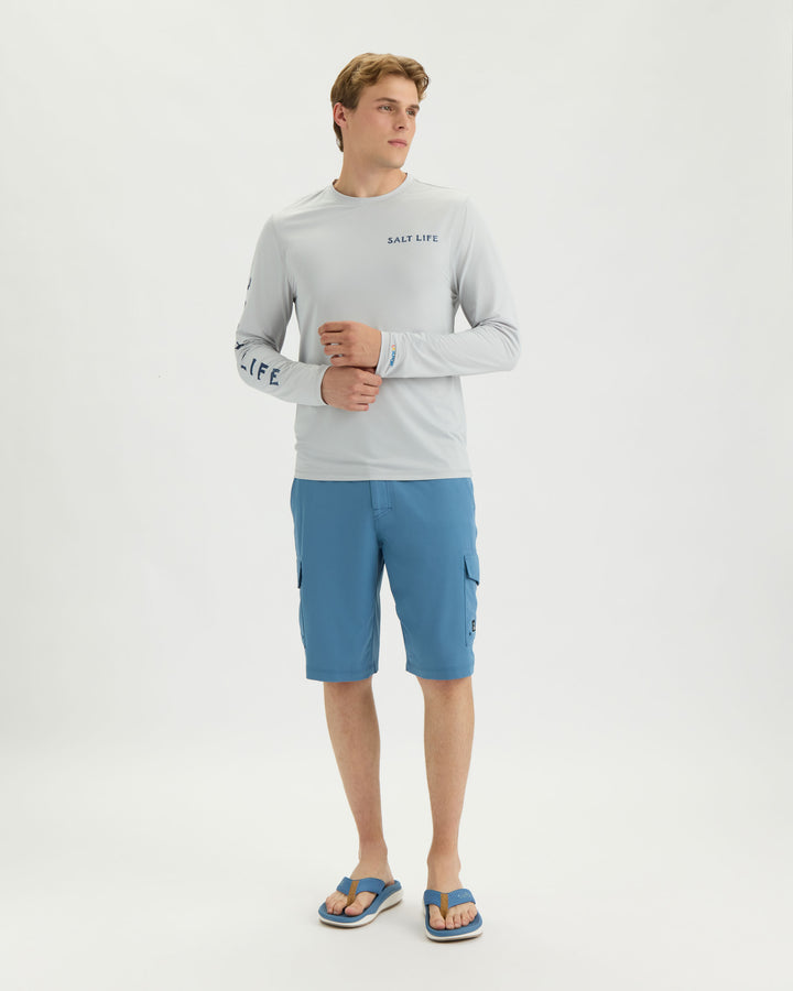 Men's Offshore Legends LS SLX Perforated Mesh Tee