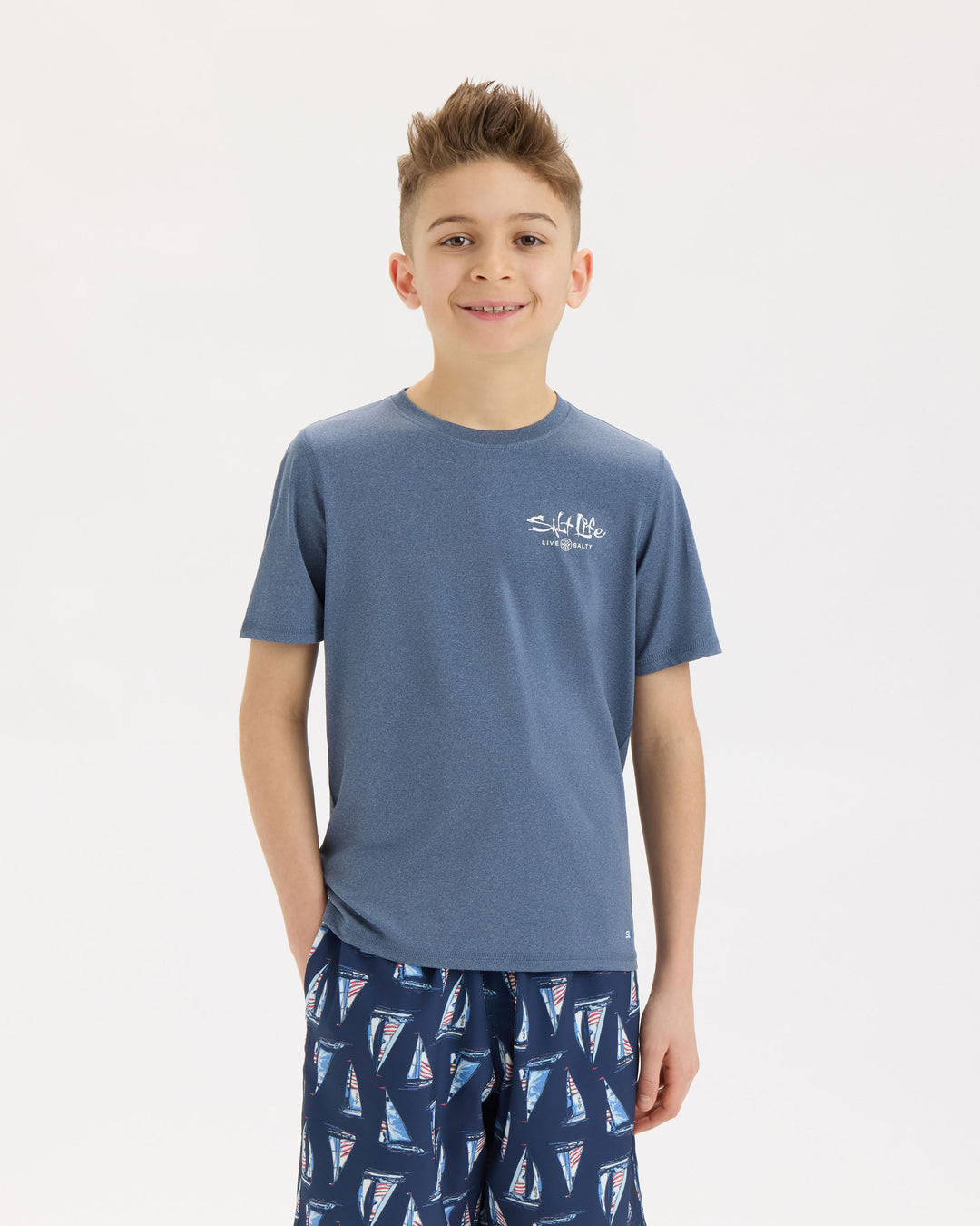 Youth Sailfish N' Bones SLX Performance Short Sleeve Tee